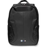 BMW Rucksack BMBP15SPCTFK 16" schwarz/schwarz Carbon&Leder Tricolor