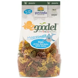 Govinda Goodel Kindernudel Meereswelt Mais mit Reis, Rote Beete, Spinat, Quinoa 250g
