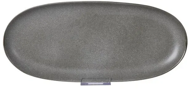 Fürstenhof Platte Sofia 36 x 16 cm Steingut Grau