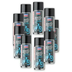 9x 400ml LIQUI MOLY 6054 Kettenreiniger Kettenspray Bike Fahrrad Kette Reiniger
