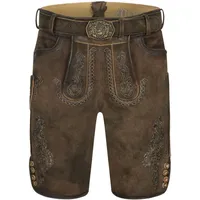 Nübler Lederhose kurz Luther in Dunkelbraun | Gr.: 44