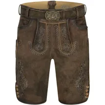 Nübler Lederhose kurz Luther in Dunkelbraun | Gr.: 44