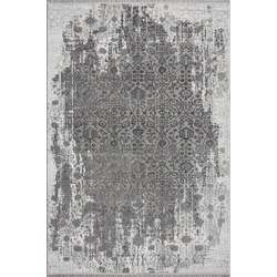 Vintage Teppich Granada 133 x 190 cm Mischgewebe Grau