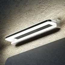 doporro LED Badlampe Spiegellampe 4000K Badezimmer Lampe led Wandleuchte Chrom 9W SparkLuxe