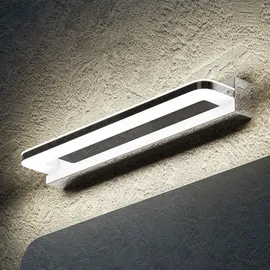 doporro LED Badlampe Spiegellampe 4000K Badezimmer Lampe led Wandleuchte Chrom 9W SparkLuxe