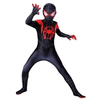ZHANGXX Kinder Spiderman Kostüme 3D Print Spandex Lycra Bodysuit Anzug Halloween Cosplay Kostüm,Karneval,Party ,Weihnachten,Thema Partei Super Hero,B-(170——180cm