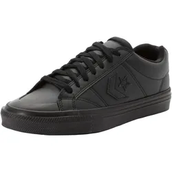 Sneaker CONVERSE "SPORT CASUAL FAUX LEATHER", Gr. 46, schwarz, schwarz, total eclipse, Synthetik, sportlich, Schuhe