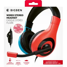 Bigben Interactive Stereo-Gaming-Headset V1 blau/rot