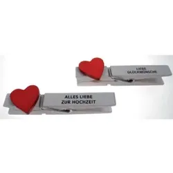 Klammer m.Herz sort. 0644
