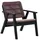 aea Brauner Gartenstuhl 66 x 66 x 79 cm braun