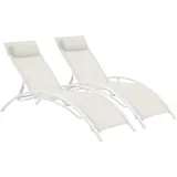 Habitat et Jardin Sonnenliege 181 x 58 x 93 cm Beige