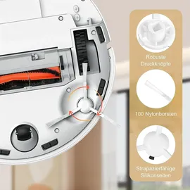 nixoot 24 Stück Zubehörset für Xiaomi X20+ / X10+ Saugroboter