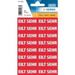 HERMA Textetiketten 'MIT LUFTPOST', 12 x 40 mm, blau / weiß