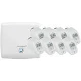 eQ-3 Homematic IP Heizkörperthermostat »SET: Access Point + 8St. heizkörperthermostat basic weiß