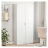 vidaXL Highboard 80 x 180 x 35 cm Weiß