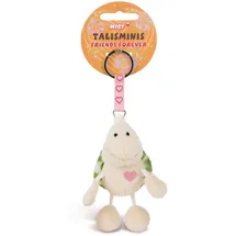 NICI Schlüsselanhänger Talisminis Schildkröte 7cm, Grün-beige