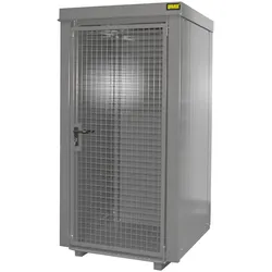 Bauer Gasflaschen Container B M0 lackiert RAL7005 Mausgrau Umwelt Lagertechnik