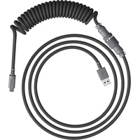 Kingston HyperX USB-C Coiled Cable - Grau