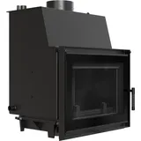 Kratki Zosia Deco Wasserführender Kamineinsatz Stahl Schwarz
