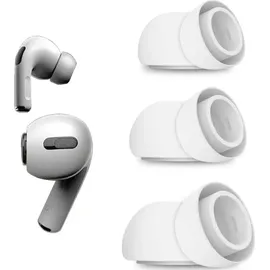TECH-PROTECT Silikon-Ohrstöpsel für AirPods Pro 3 S/M/L im 3er-Pack – Weiß