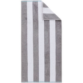 DYCKHOFF Handtuch Maritim 'Block Stripe' 50 x 100 cm Kiesel