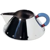 Alessi 9096 Milchkännchen mit Griff aus PA, hellblau, 9.2 x 11 x 30.5 cm, Silber