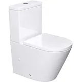 mai & mai Aachen179T Stand-WC mit WC-Sitz Weiß