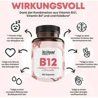 yes vegan Vitamin B12 hochdosiert Kapseln 180 St.
