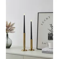 EGLO Kavieng LED Kerze 28 x Ø 2,2 cm schwarz 2 St.