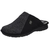 Westland Herren Pantoffeln Toulouse 62, Männer Hausschuhe,Weite H (Weit),House-Slipper,schlapfen,drinnen,Indoor,schwarz-Kombi,47 EU / 12 UK - 47 EU Weit