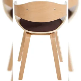 CLP 2er Set Stühle Kingston Stoff natura/braun