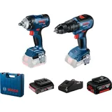 Bosch GDS 18 V-400 + GSB 18 V-50 inkl. 1 x 2,0 Ah + 1 x 5,0 Ah + Transporttasche + Ladegerät