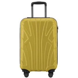 Suitline Hartschalenkoffer Trolley 4-Rollen Cabin 55 cm / 34 l gelb