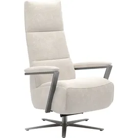 sit&more TV-Sessel Vario Comfort Polyester 70 x 124 x 85 cm Beige mit Kopfteilverstellung