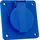 BALS Einbausteckdose 230V IP44 Blau 3 St.
