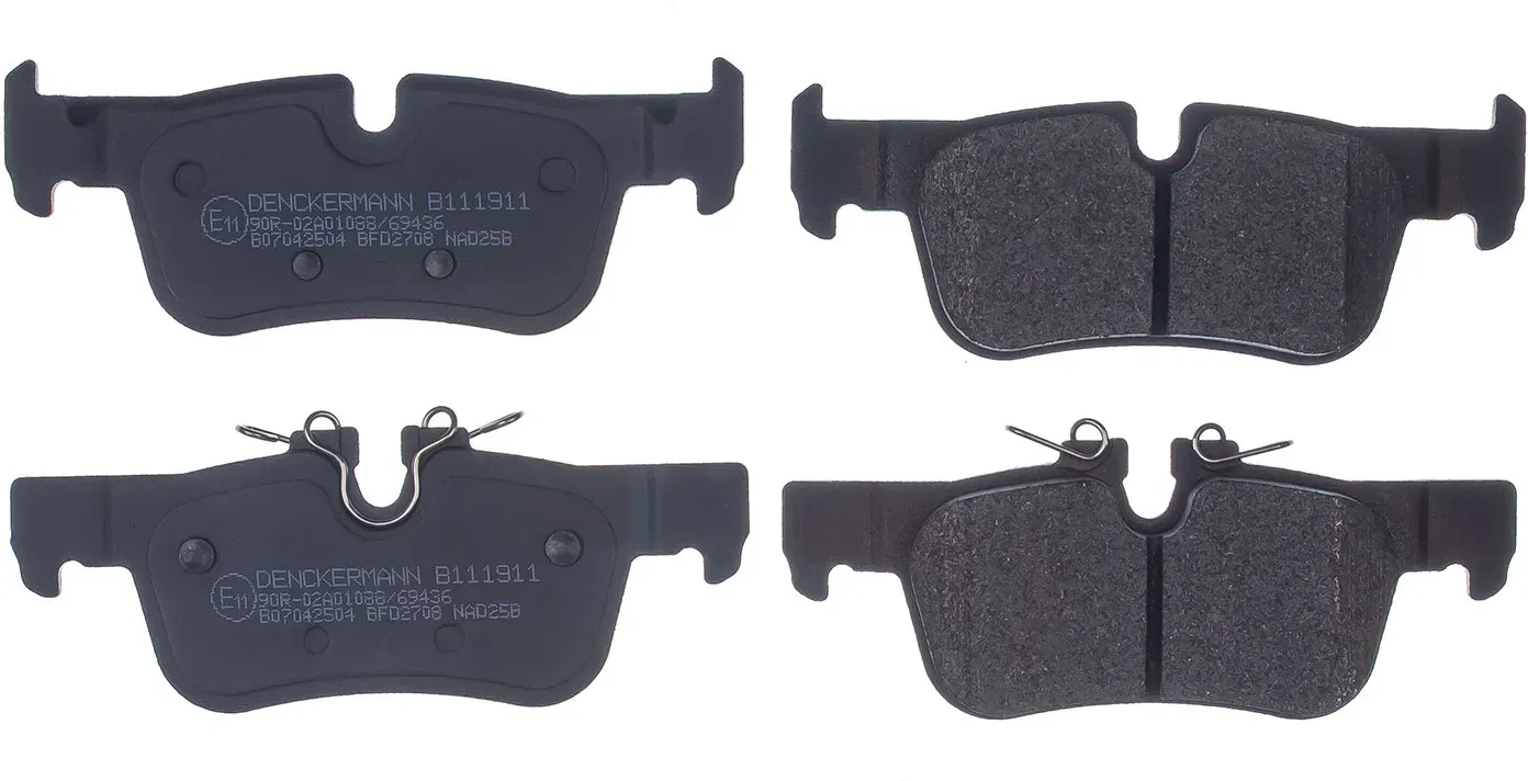 DENCKERMANN Bremsbelagsatz, Scheibenbremse b111911 Hinterachse für BMW