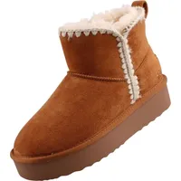 Dockers by Gerli Damen Stiefelette gefüttert Braun - Braun - 42
