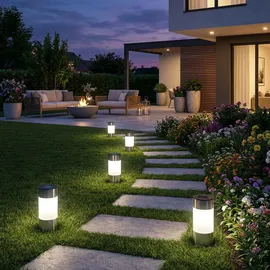 ETC Shop LED Solar Steckleuchte 9 St.