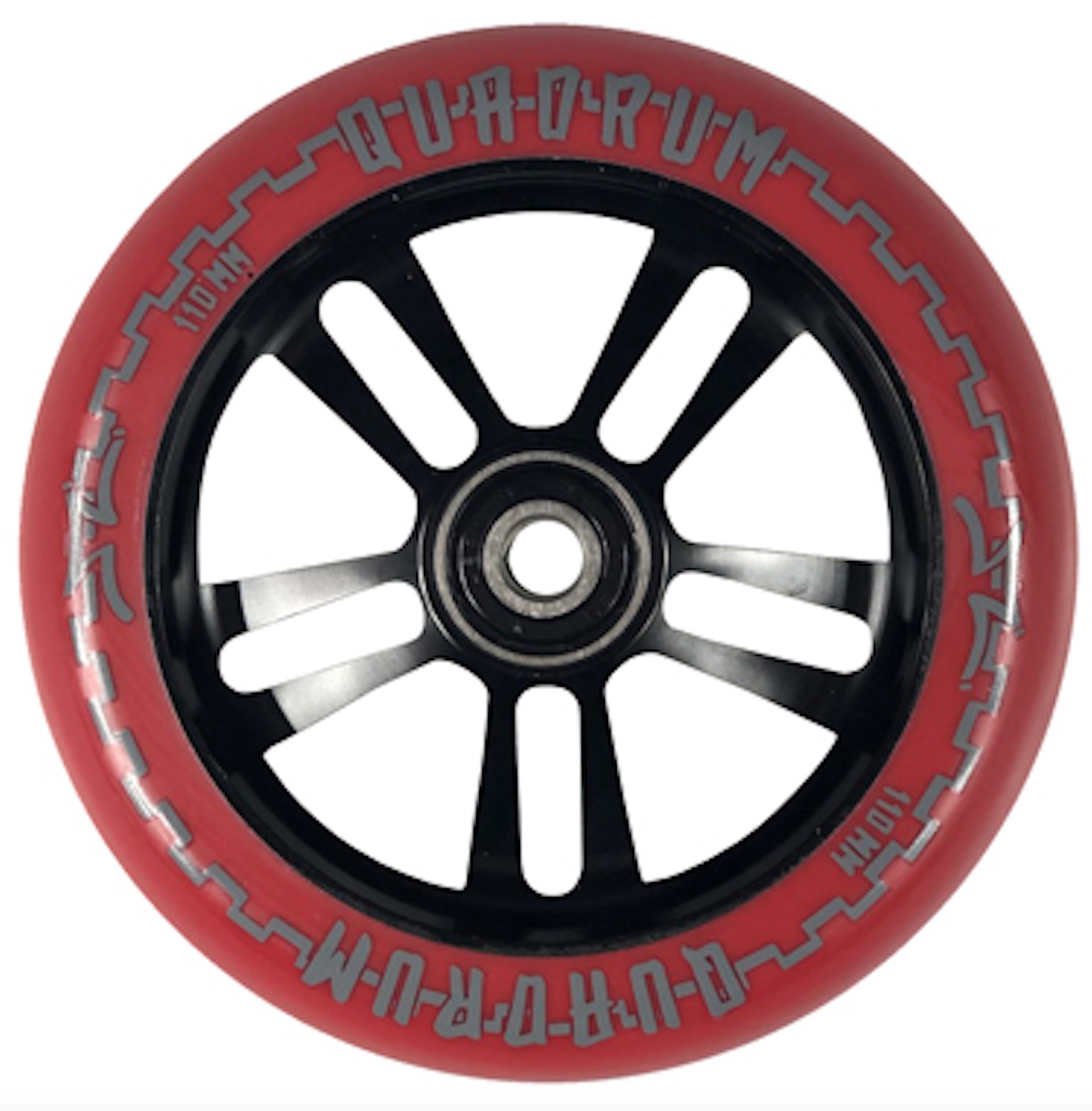 AO Quadrum V3 5-hole Wheel 110mm red Rolle Stund Scooter