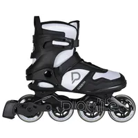 Playlife Cloud Black/White 84 Inlineskates_Rollschuhe_Schlittschuhe Gr. 45, schwarz-weiß Schwarz