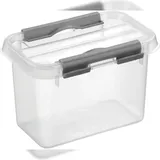 Q-Line Aufbewahrungsbox 15 x 10 x 10,3 cm 12-tlg. transparent
