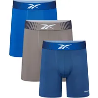 Reebok Waite Boxershorts Blau / Grau M 3er Pack