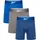 Reebok Waite Boxershorts Blau / Grau M 3er Pack