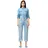 MAC Baggy Straight Jeans in Hellblauer Waschung-D36