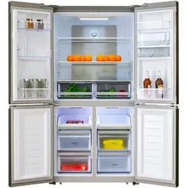 Cecotec  Bolero Coolmarket 4D 564 Side-by-Side (564 l, 1830 mm hoch, Edelstahl)