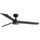FARO Rudder L 19 cm Deckenventilator Schwarz/Walnuss