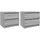 vidaXL Nachtschrank 50 x 39 x 43,5 cm Grau