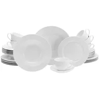 CreaTable Kombiservice Creme, Keramik, 30-teilig, 200 ml,200 ml, ,