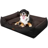 OEM Hundekissen M 84 x 65 cm Braun/Schwarz