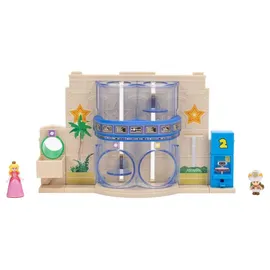 Super Mario Galaxy Movie Spielset Gateway Galaxy Diorama mit 3,8 cm großer Prinzessin Peach und Captain Toad Figur